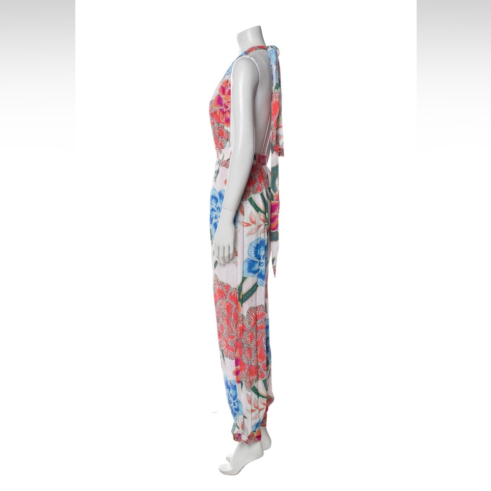 Mara Hoffman Jumpsuit
• Pink & Red
• Printed
• Halterneck - Picture 2 of 5